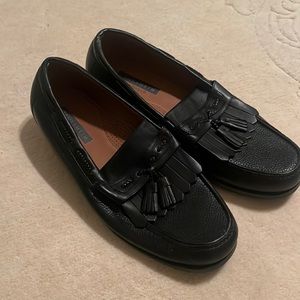 Men's Black Leather Florsheim Moccasins w/
Tassels | Sz. 13 | NWOT